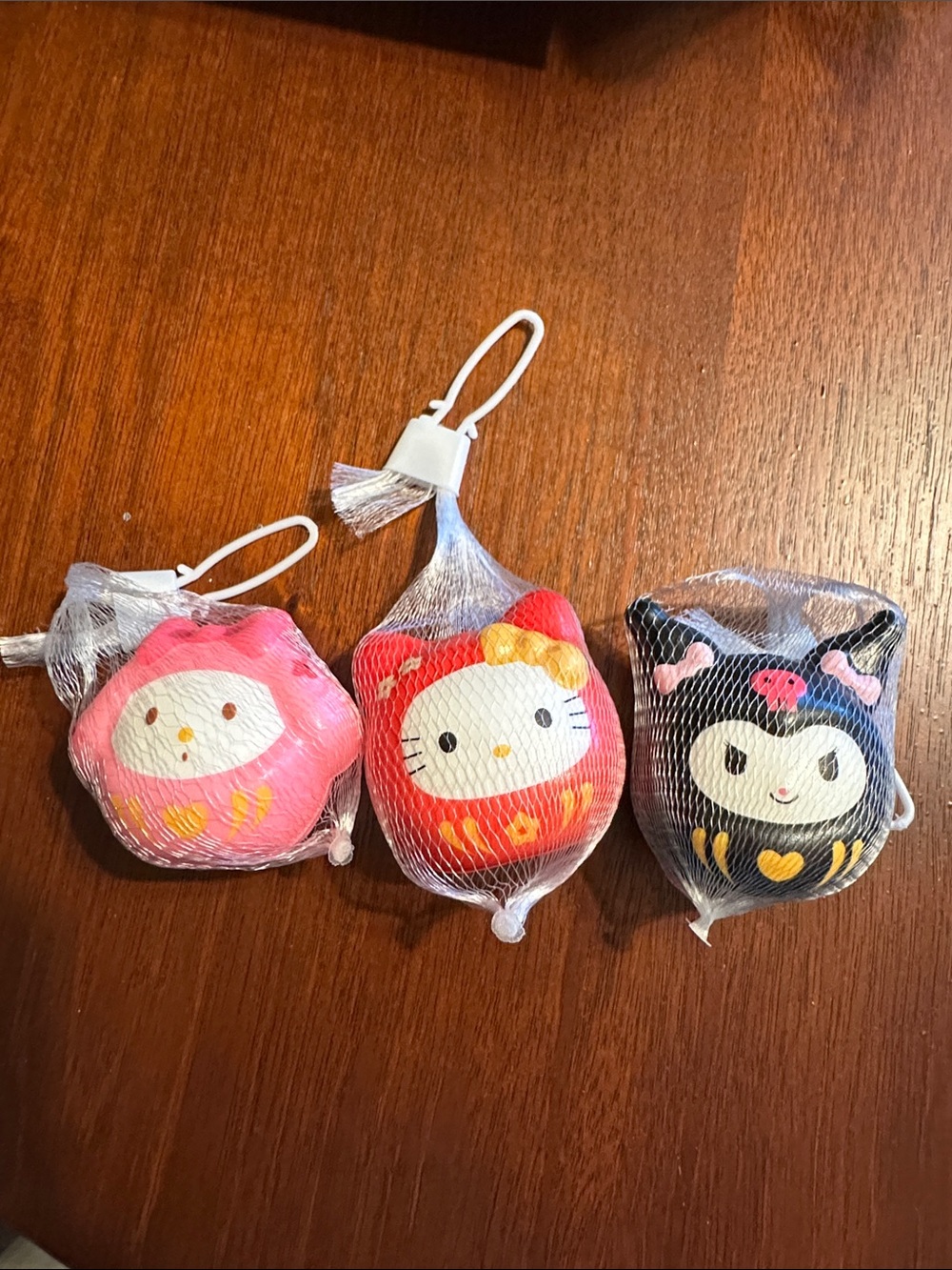 Hello Kitty & Friends squishy- Pink, Red, Black